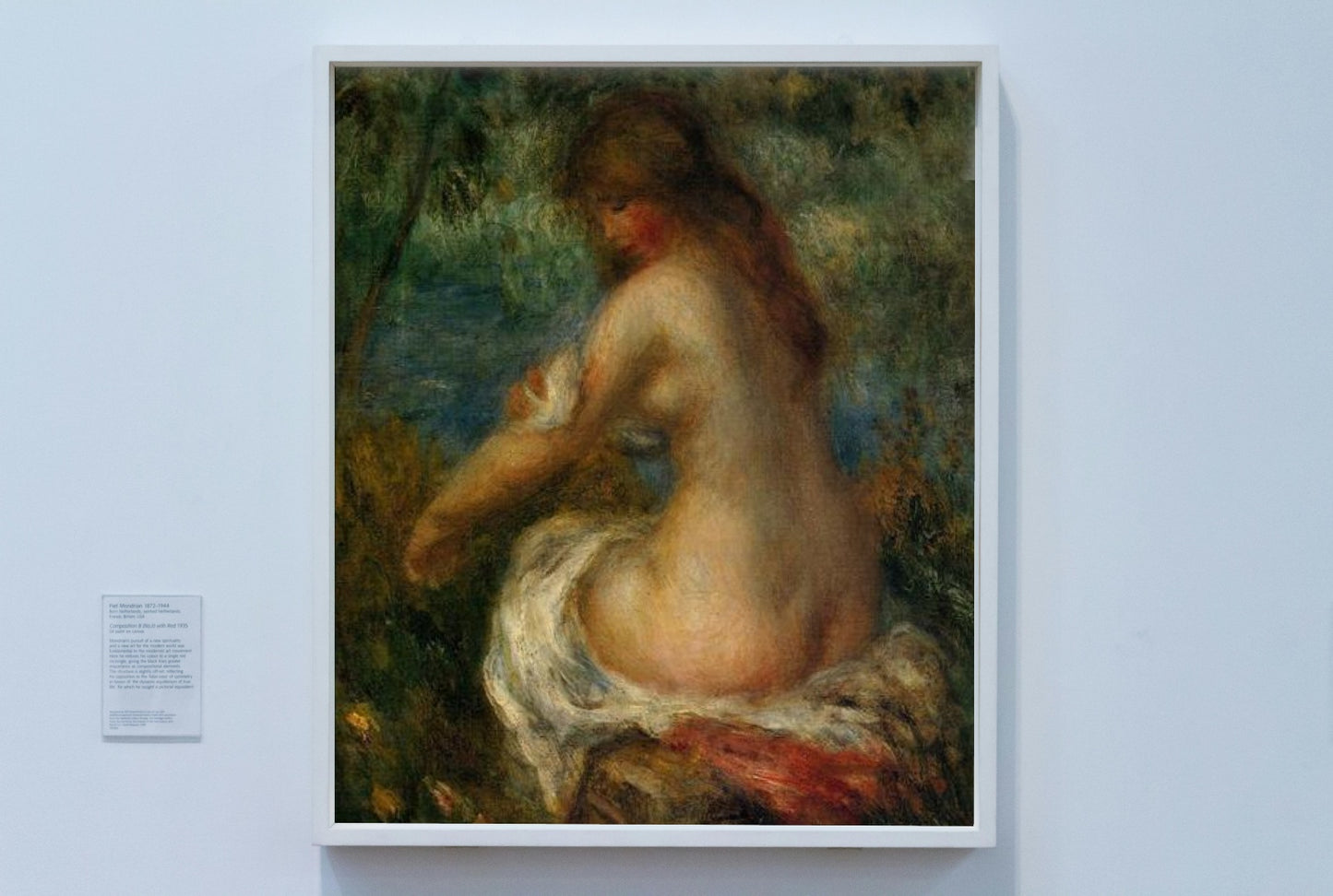 Bather by Pierre-Auguste Renoir Impressionism Art dated 1905