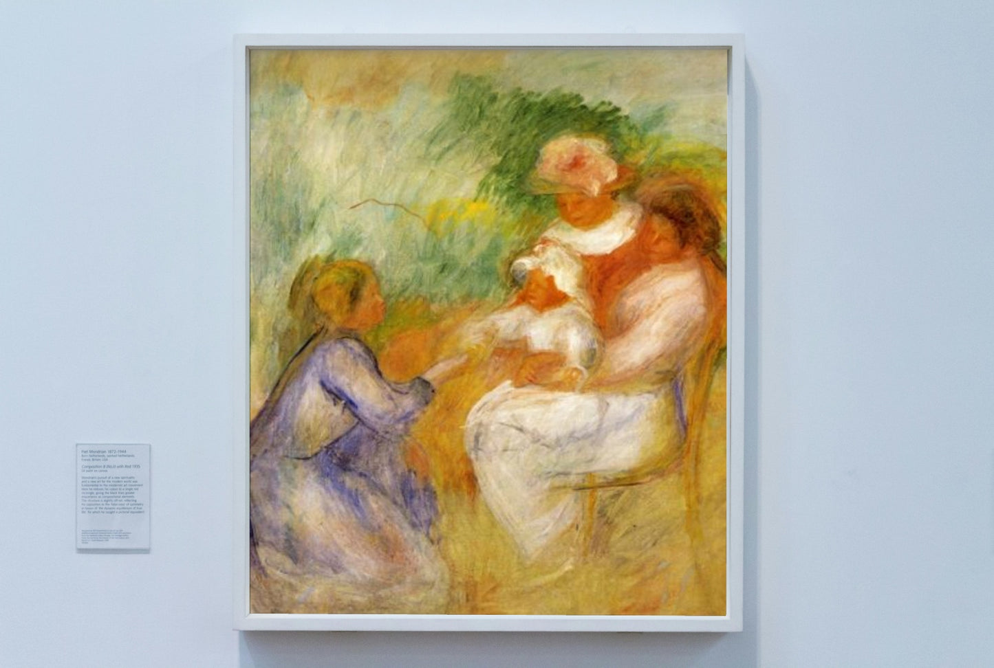 Women and Child by Pierre-Auguste Renoir Impressionism Art dated 1896