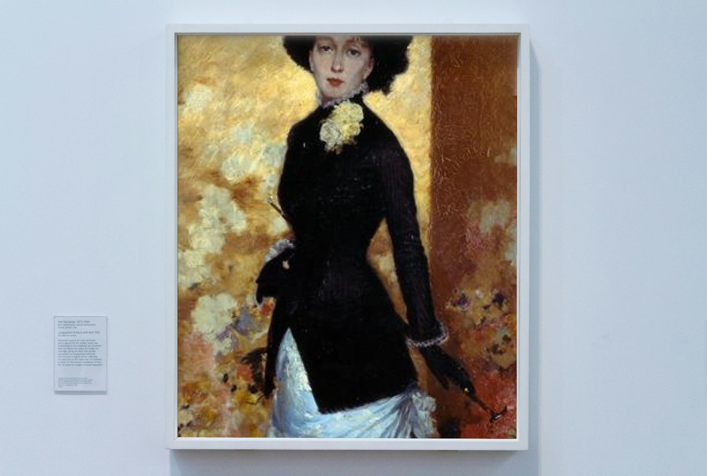 Figure of a woman (L&#233;ontine De Nittis) by Giuseppe De Nittis Impressionism Art dated 1880