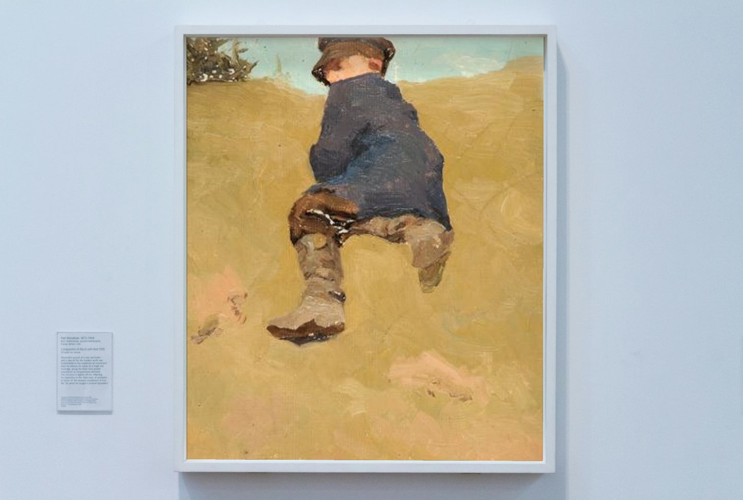 Study of lying boy by Nicholas Roerich Realism Art dated 1894