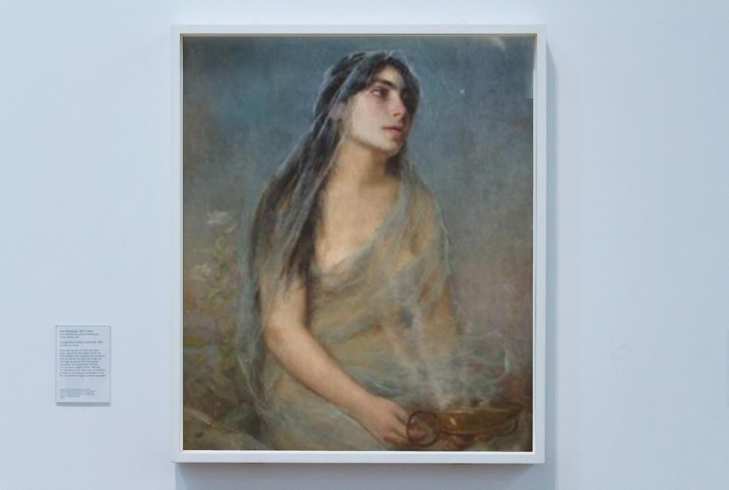 Girl with veil by Joan Brull Art Nouveau (Modern) Art