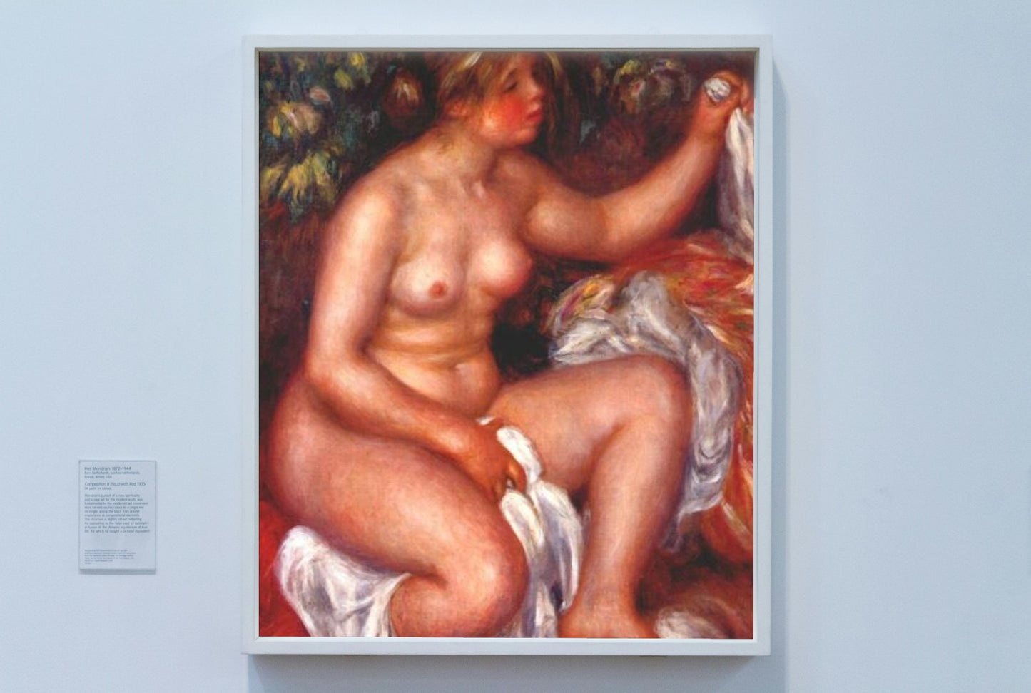 After the bath by Pierre-Auguste Renoir Impressionism Art dated 1910