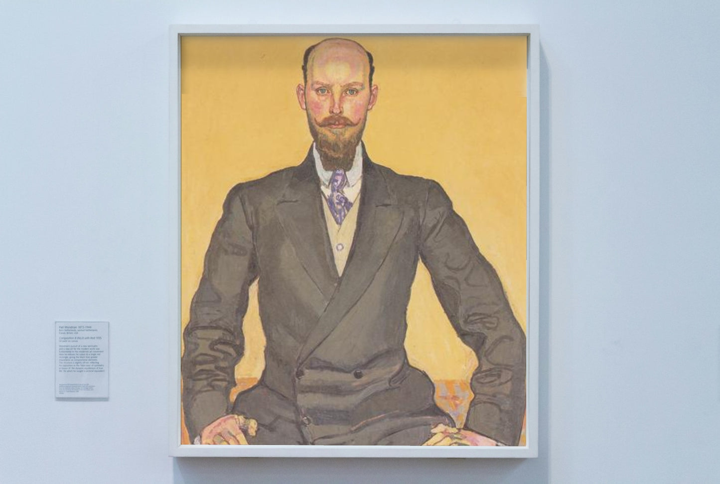 Portrait of Willy Russ by Ferdinand Hodler Art Nouveau (Modern) Art dated 1911