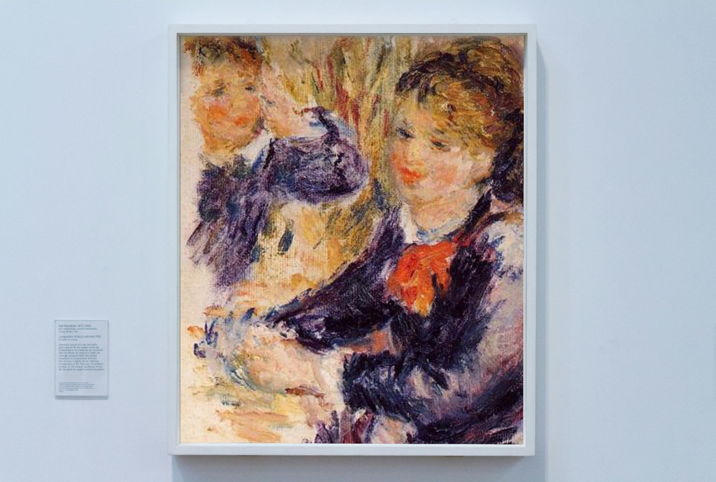 At the Milliner`s (study) by Pierre-Auguste Renoir Impressionism Art dated 1878