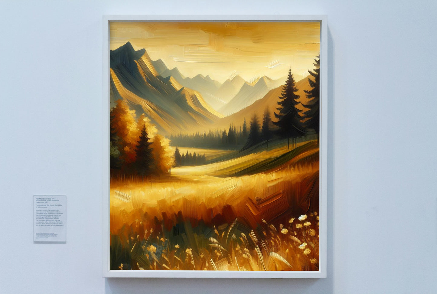 Aurulentus Vistārama - Serene Landscape Oil Painting