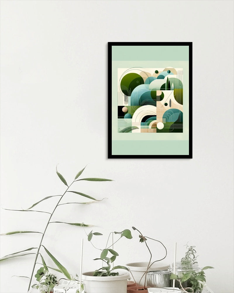 Serene Simplicity: Modern Abstract Art