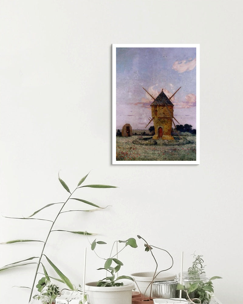 Windmill near Guerande by Ferdinand du Puigaudeau Neo-Impressionism Art