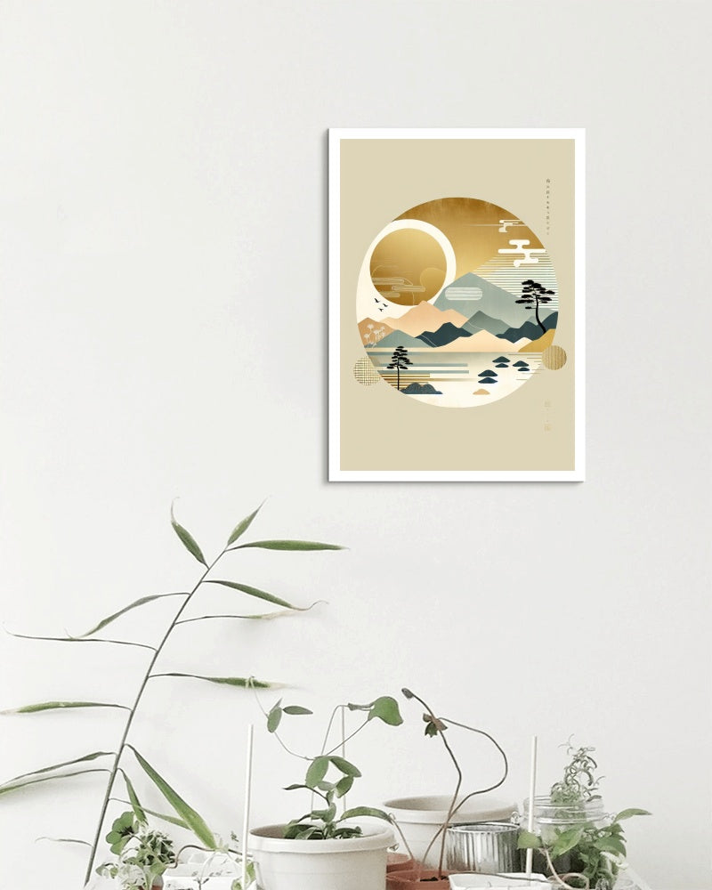 AurumVireo Japanese Art: Ethereal Luminance