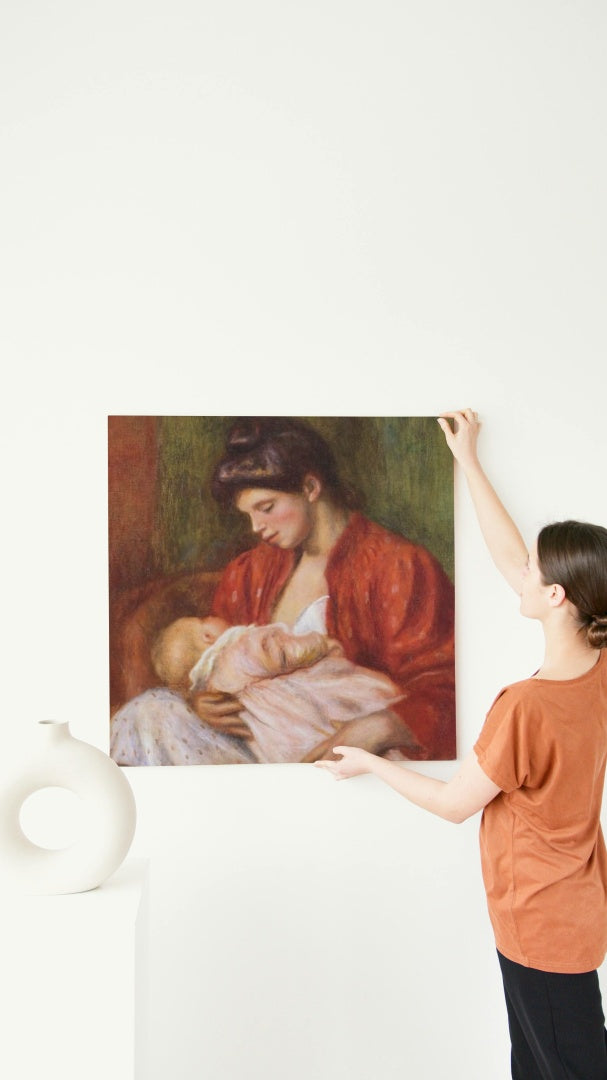 Young Mother by Pierre-Auguste Renoir Impressionism Art dated 1898