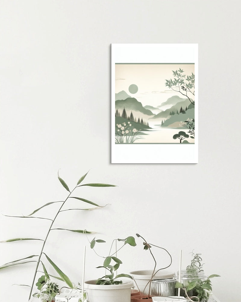 Seraphicus Natura: Elegant & Tranquil Japanese Watercolor Art