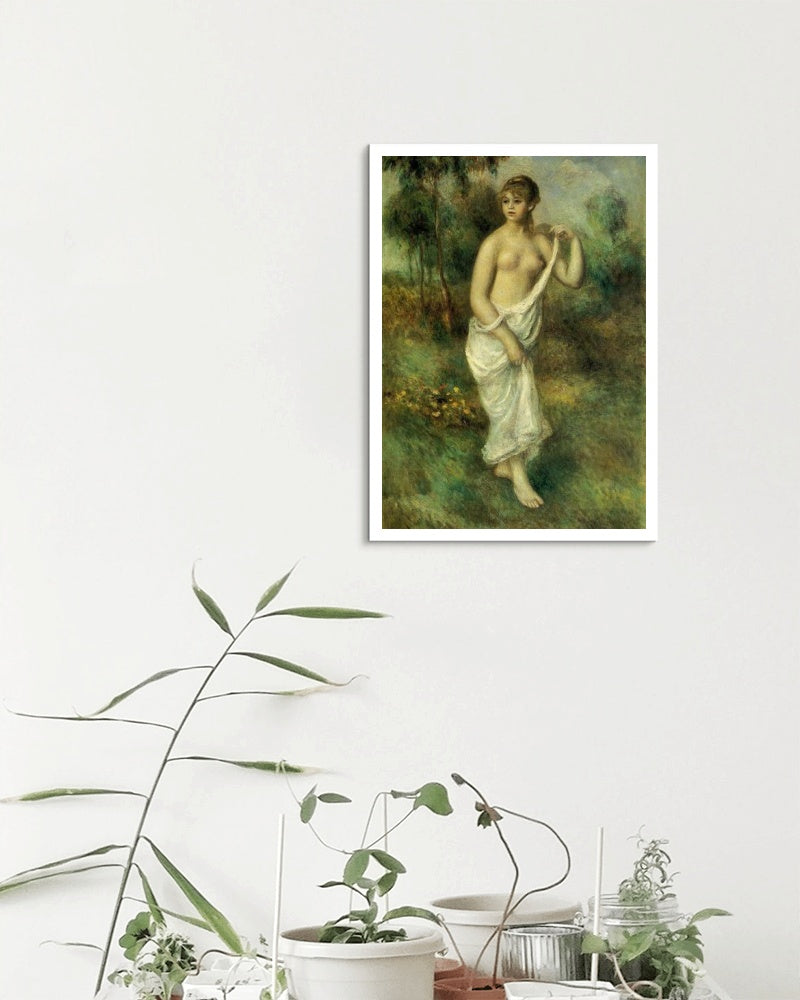 Bather by Pierre-Auguste Renoir Impressionism Art dated 1887