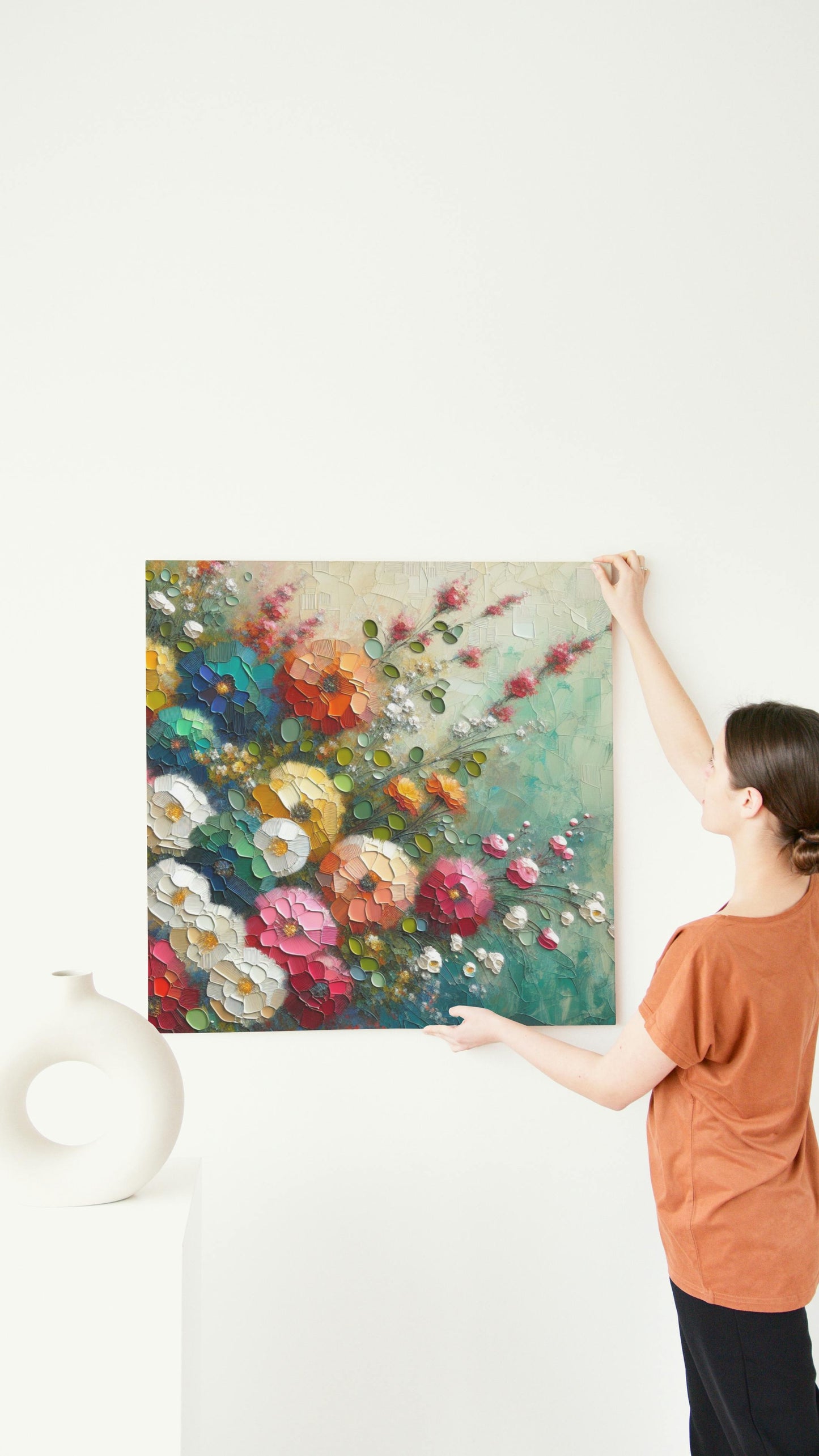 Vibrantus Florigo Floral Oilpainting Art