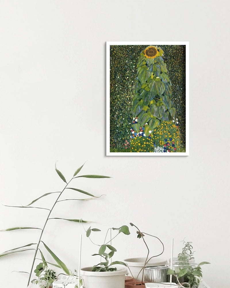 The Sunflower by Gustav Klimt Art Nouveau (Modern) Art dated 1907