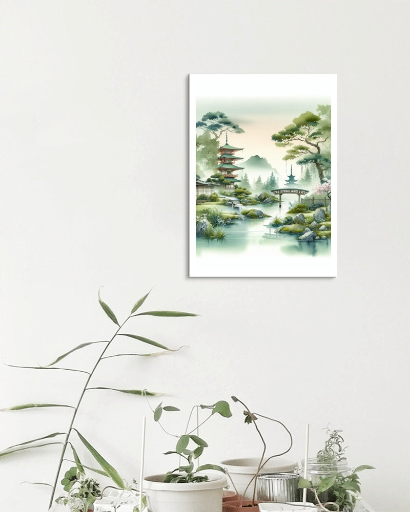 Serenum Natura: Modern Japanese Watercolor Art