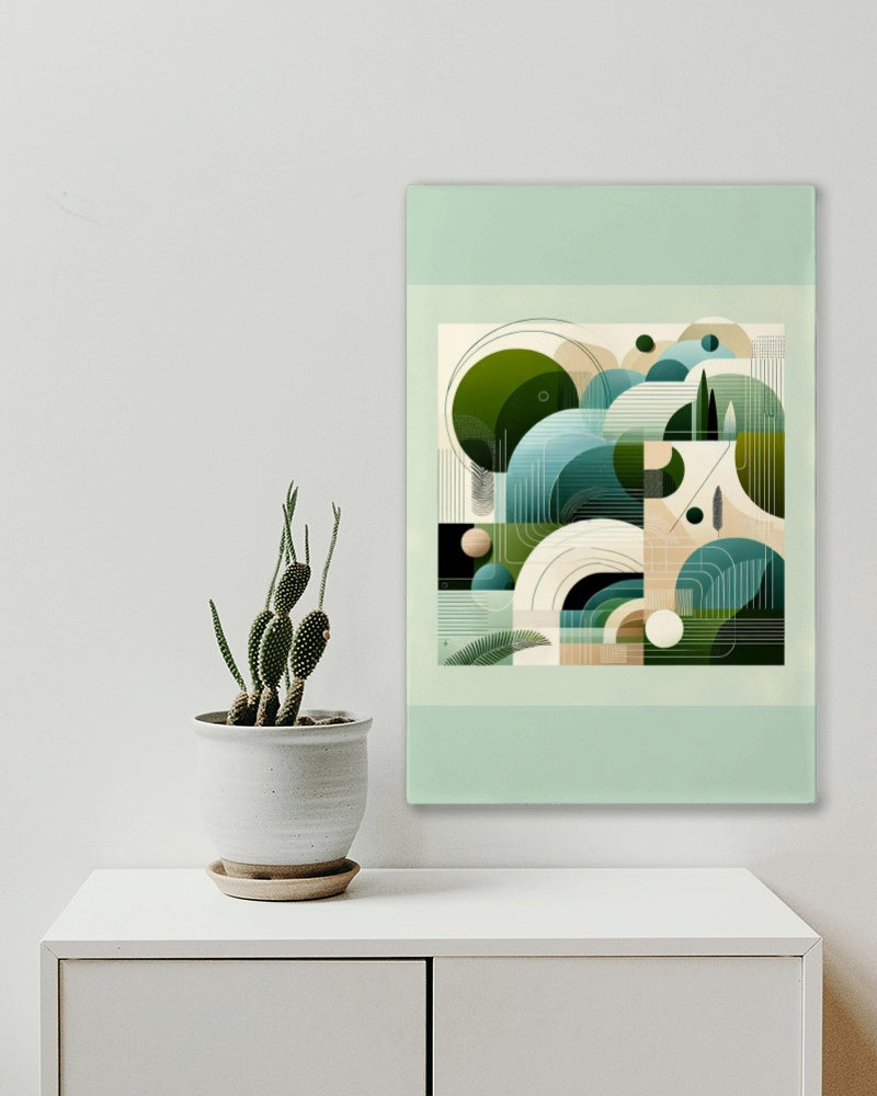 Serene Simplicity: Modern Abstract Art