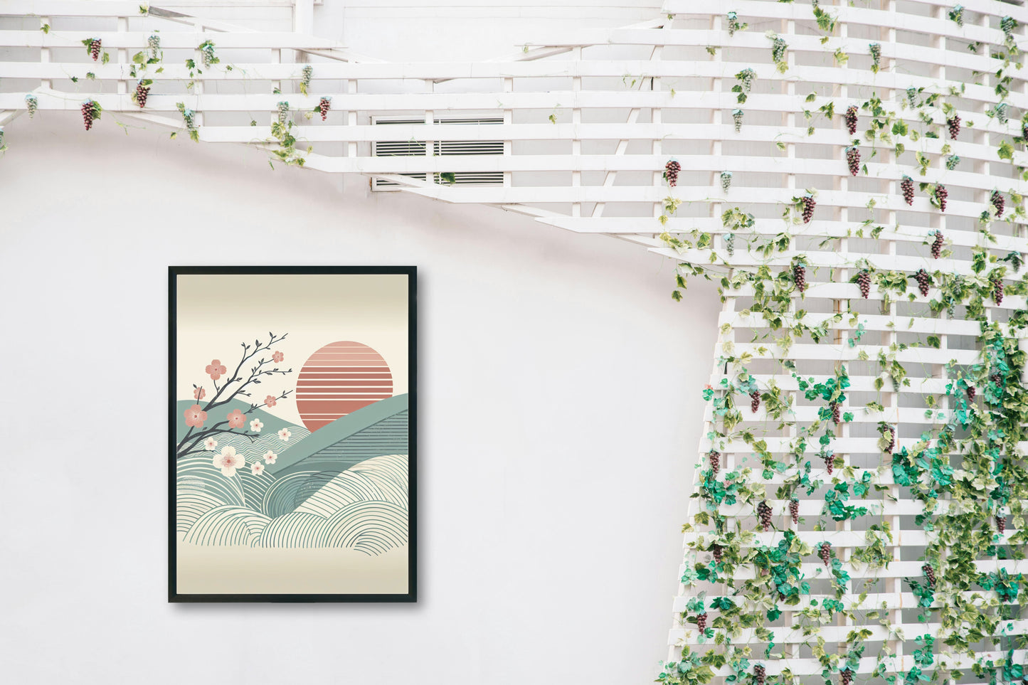 Serenum Blossomus: Radiant Japanese Cherry Blossoms Art