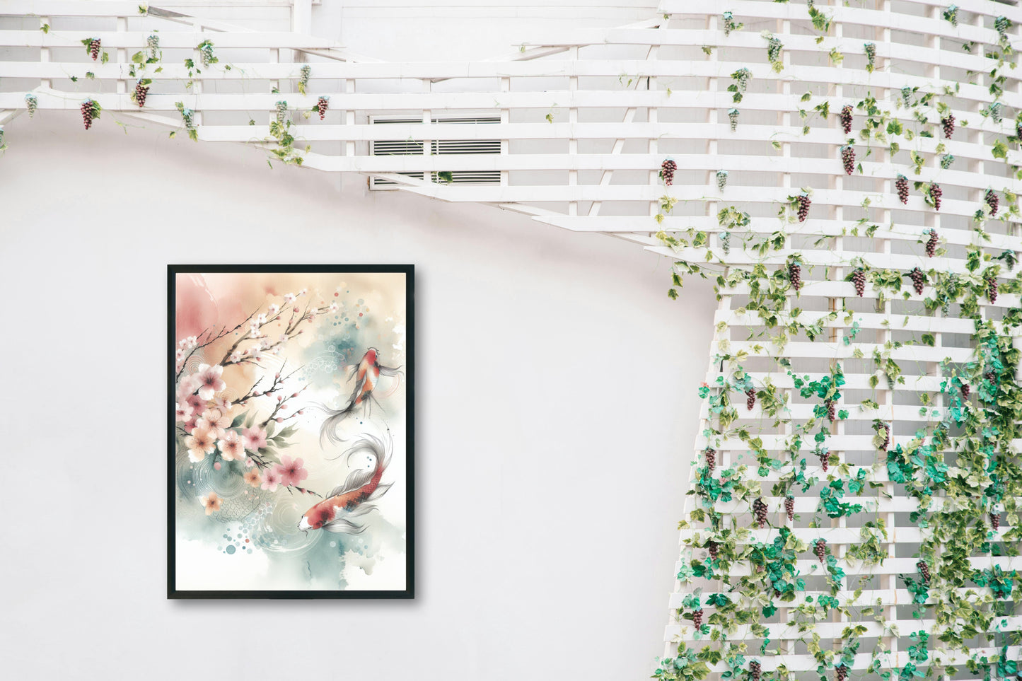 Elysian Akarsha Japanese Watercolor Tapestry