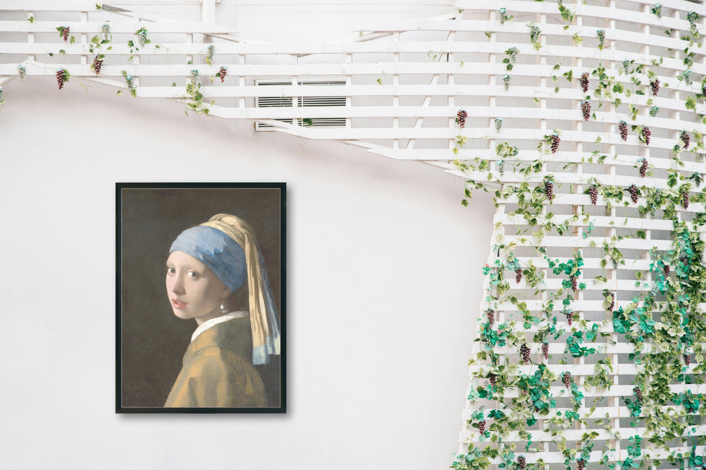 Girl with a Pearl Earring - Reprint of Johannes Vermeer's Masterpiece