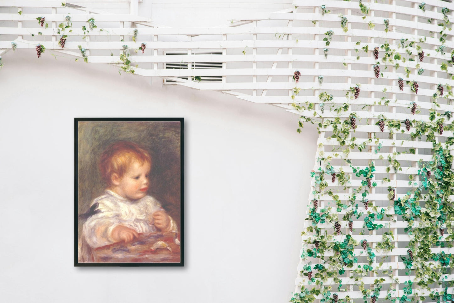 Jacques fray as a baby by Pierre-Auguste Renoir Impressionism Art dated 1904