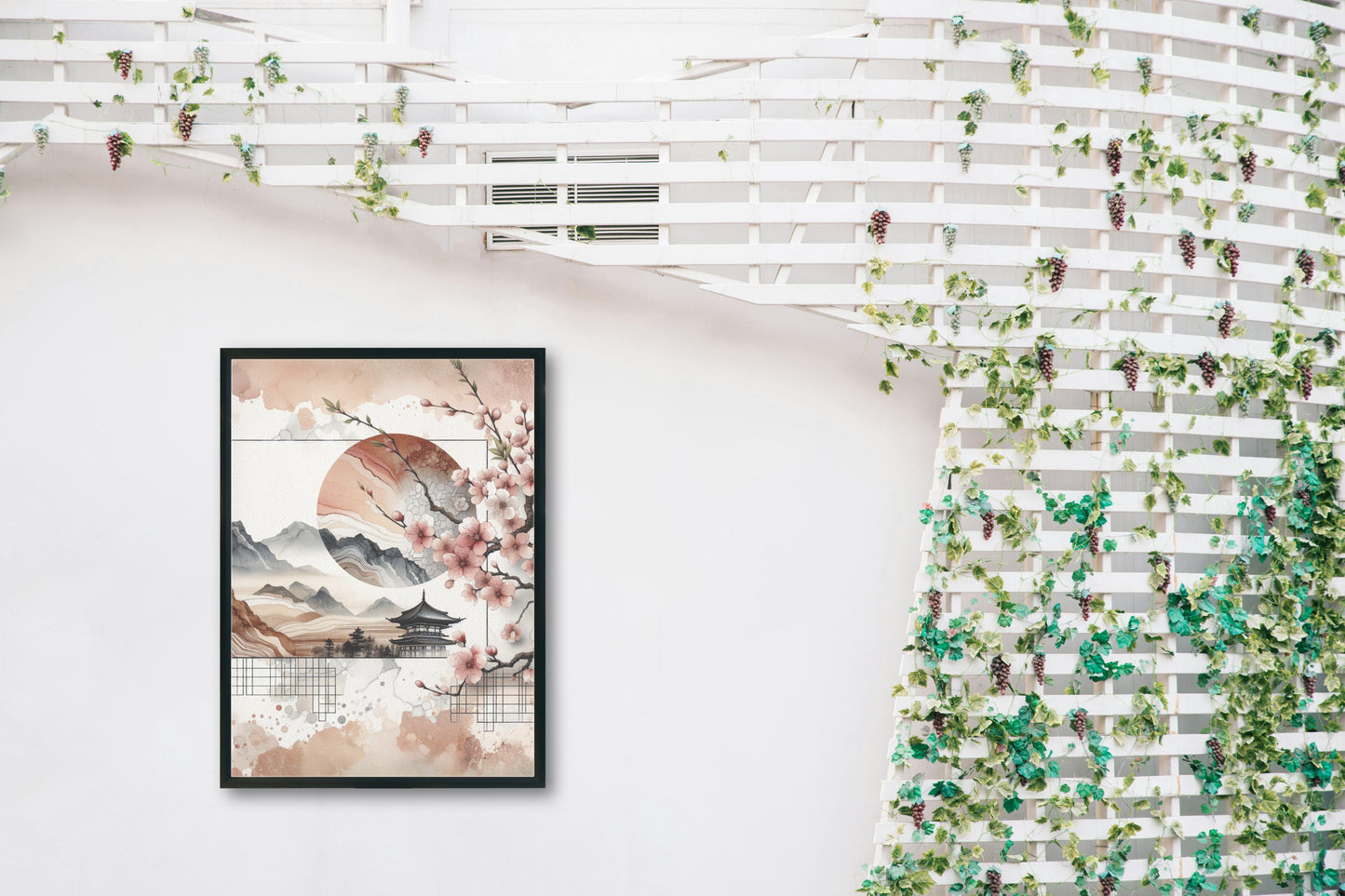 NaturaVividus Sakura: Ethereal Japanese Watercolor Art