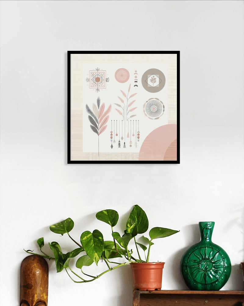 Serene Elegance Boho Art