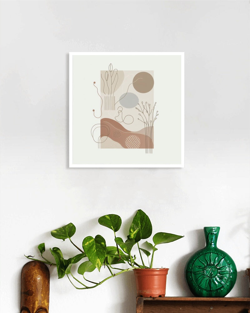 Boho Serenity 2: Modern Minimalist Wall Art