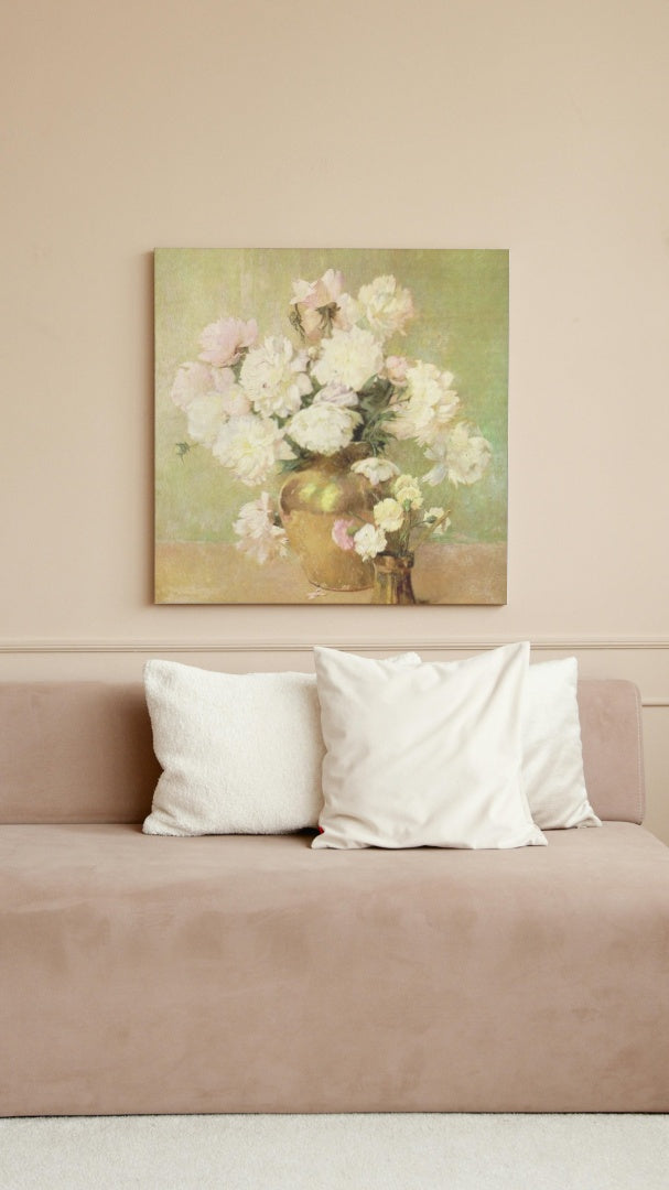 Peonies by Emil Carlsen Impressionism Art