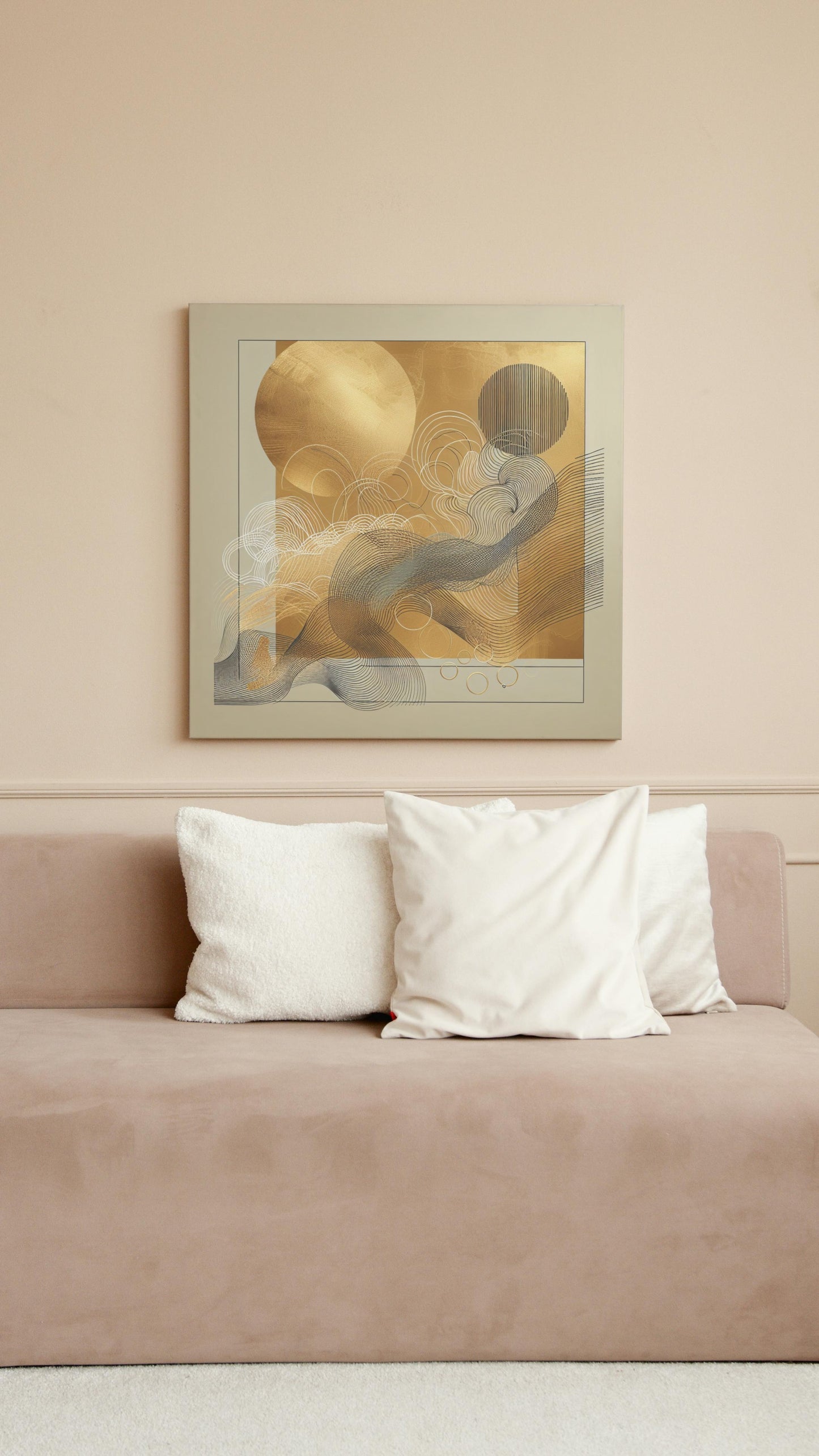 Aurum Suptika Serene Abstract Art