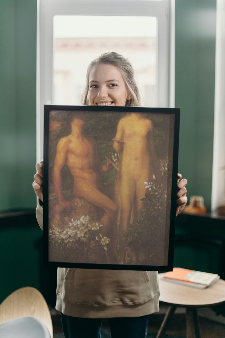 Adam and Eve before the Temptation by George Frederick Watts Symbolism Art