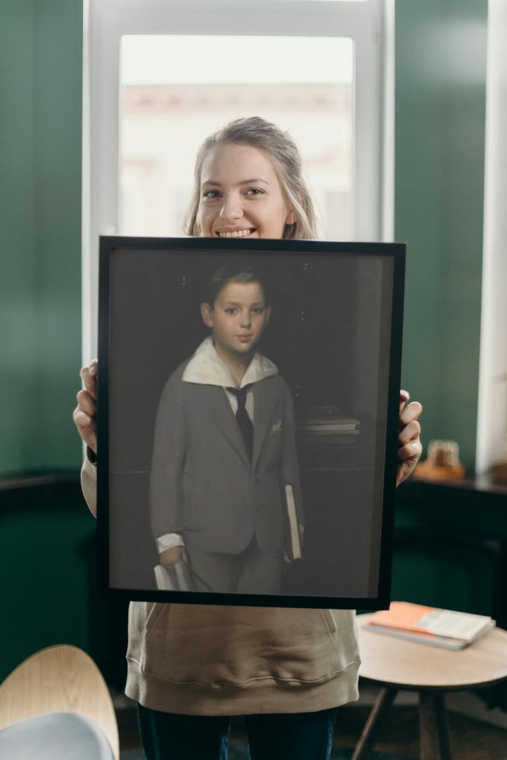 A Schoolboy by Edward E. Simmons Realism Art