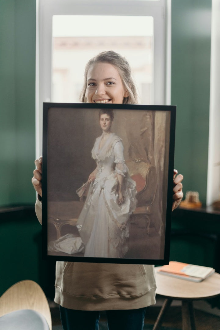 Mrs. Henry White by John Singer Sargent Realism Art dated 1883