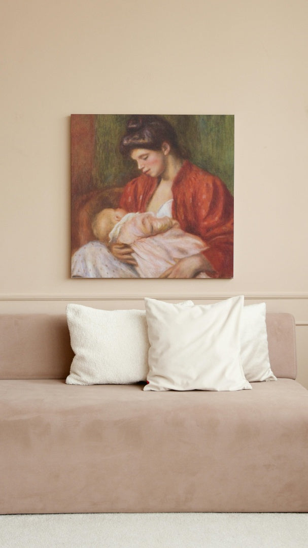 Young Mother by Pierre-Auguste Renoir Impressionism Art dated 1898