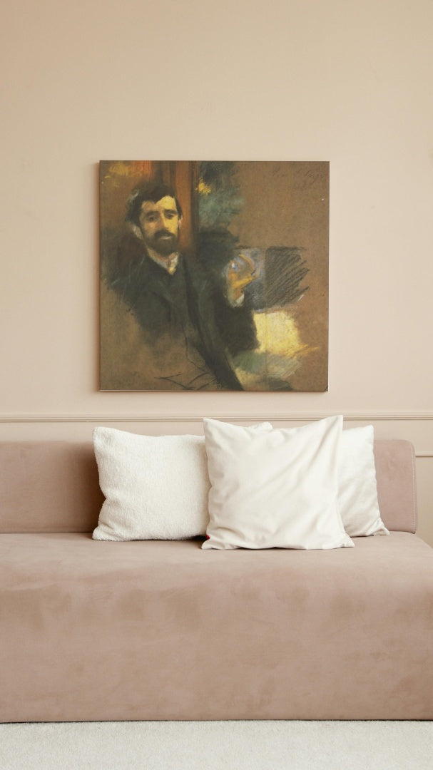 Paul Helleu by John Singer Sargent Impressionism Art dated 1880