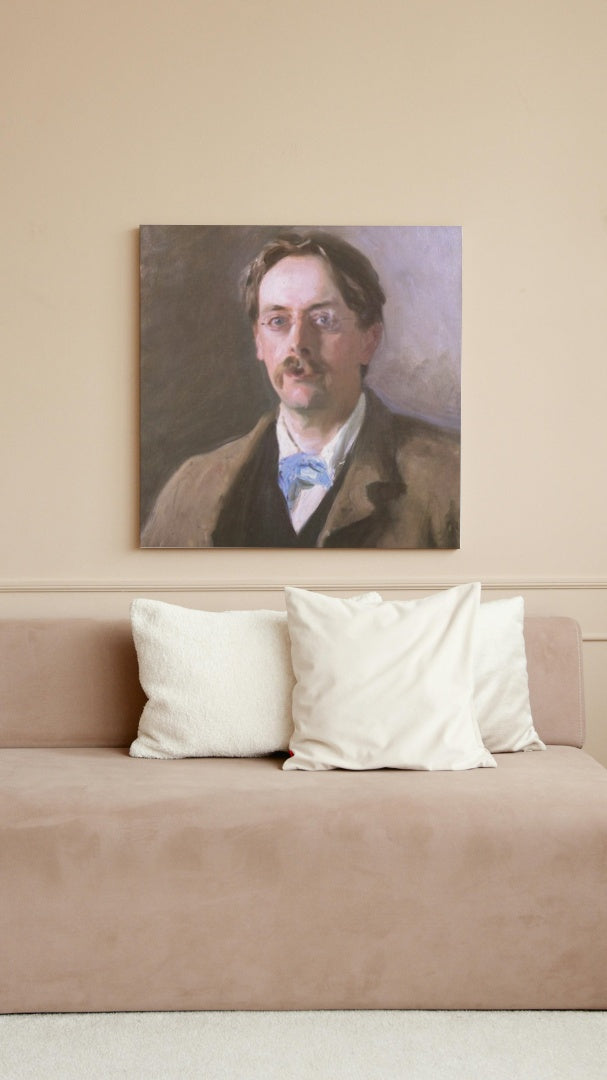 Sir Edmund Gosse by John Singer Sargent Realism Art dated 1886