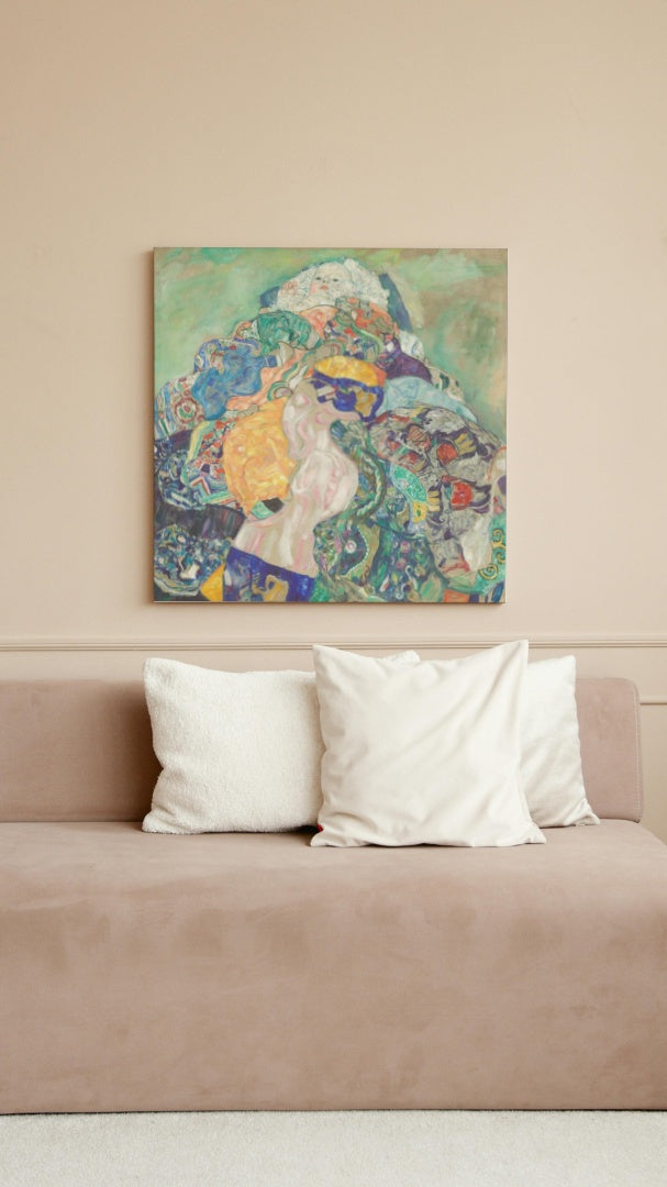 Infant by Gustav Klimt Art Nouveau (Modern) Art dated 1918