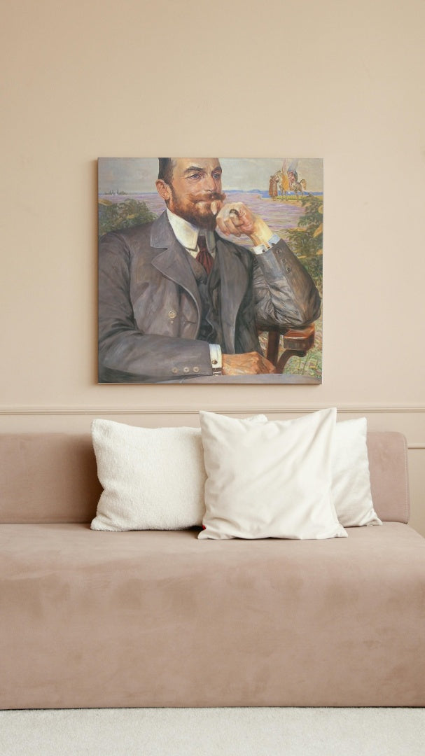 Louis&#160;Zelenski by Jacek Malczewski Art Nouveau (Modern) Art dated 1912