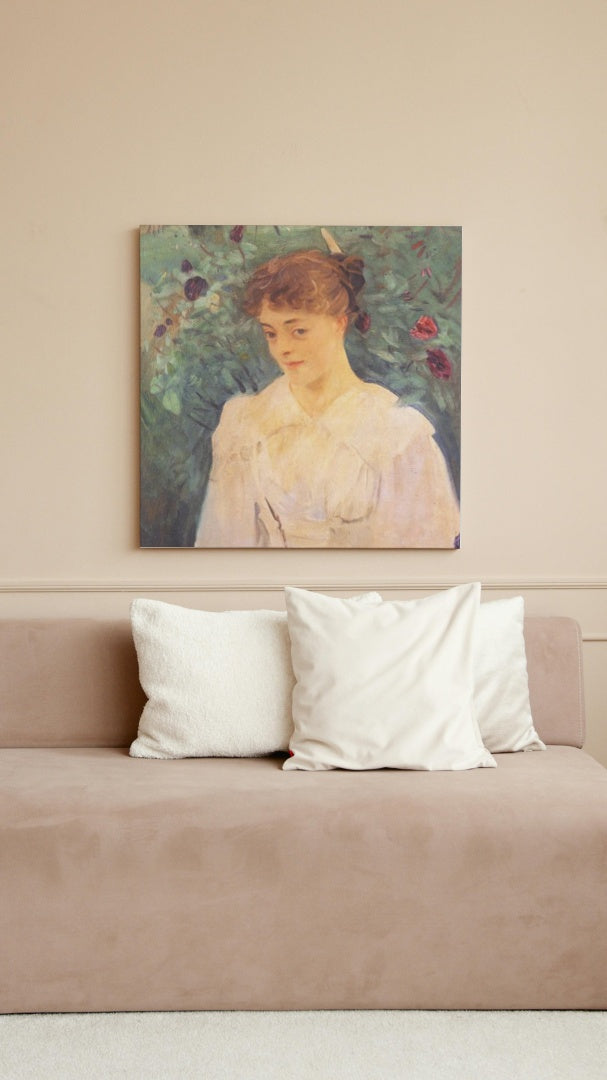 Elsie Palmer by John Singer Sargent Impressionism Art dated 1890