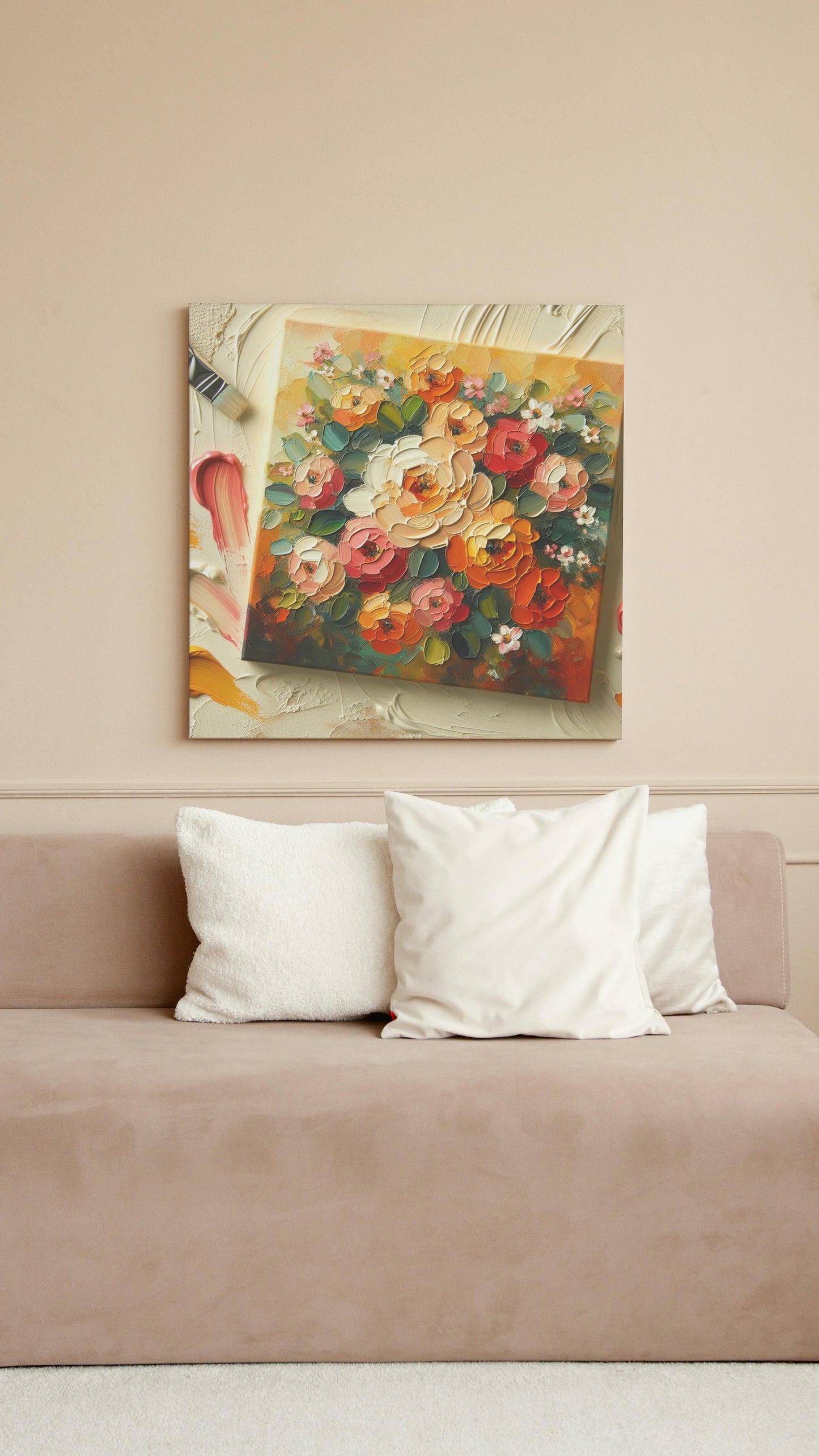 Vibrantus Aesthetica Floral Oilpainting Art