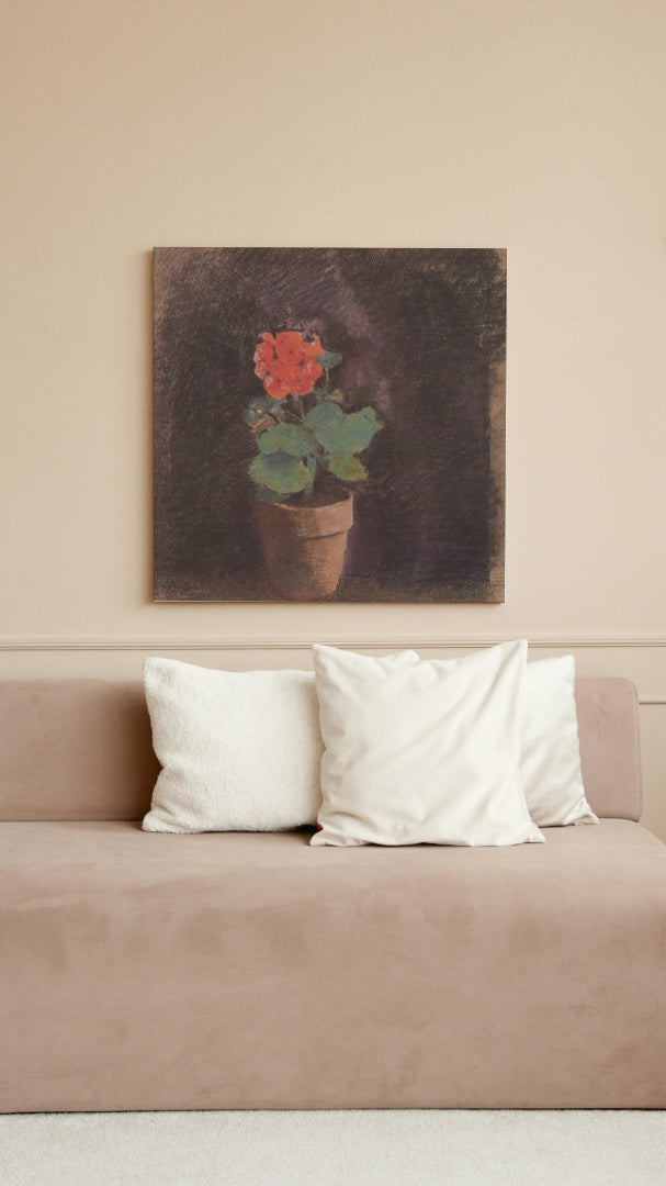 Geranium by Odilon Redon Realism Art