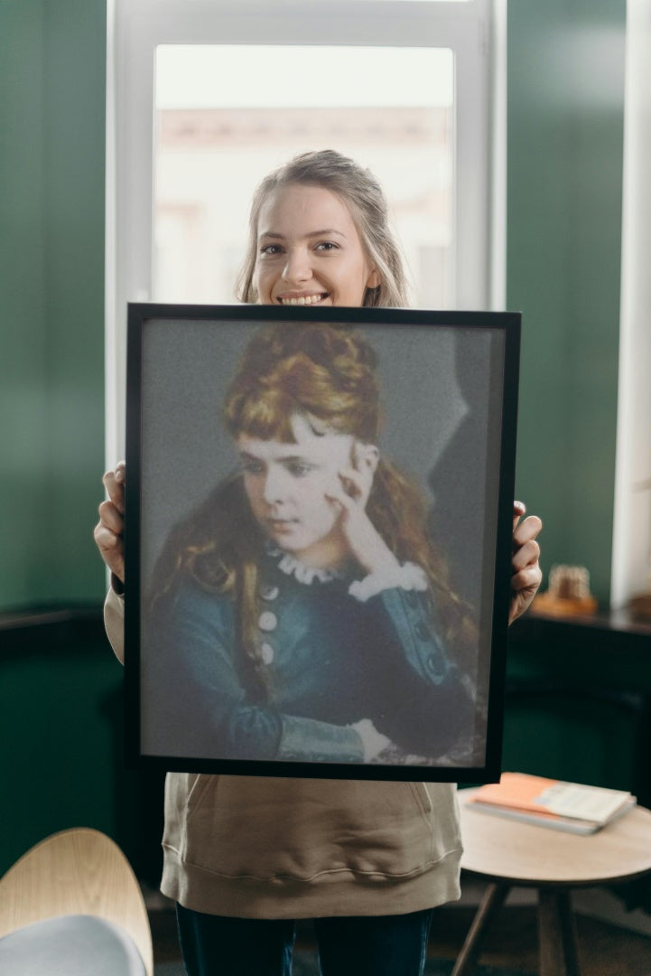 Self Portrait by Marie Bashkirtseff Realism Art dated 1884