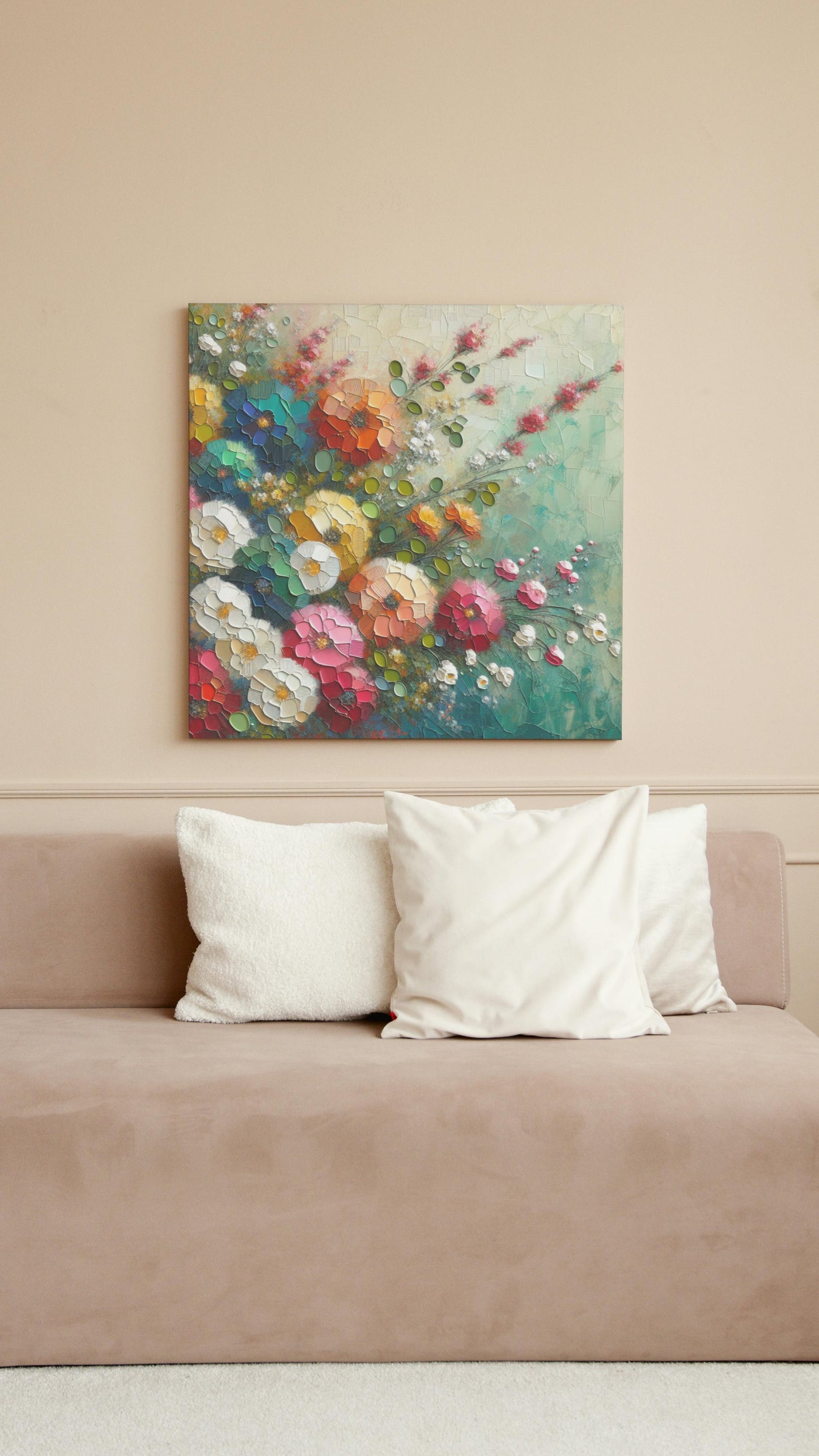 Vibrantus Florigo Floral Oilpainting Art