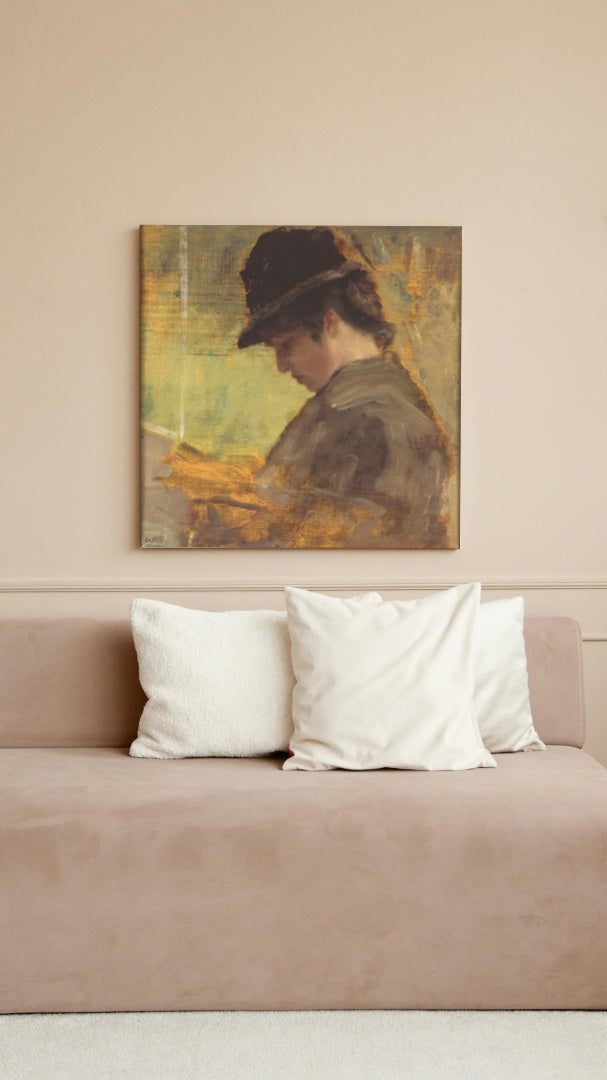 Little Englishwoman by Giuseppe De Nittis Impressionism Art dated 1880