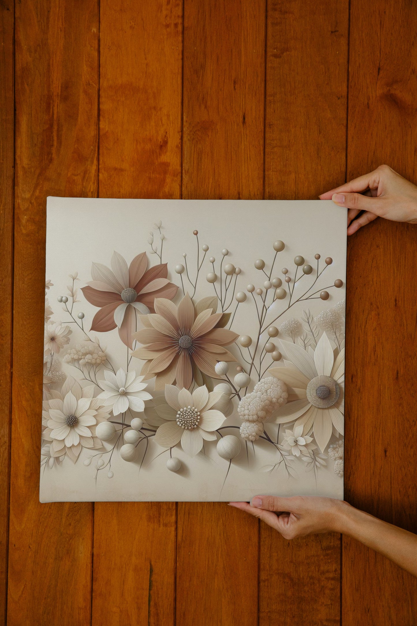 Floribunda Praeclara Oilpainting - Delicate & Ethereal Floral Art