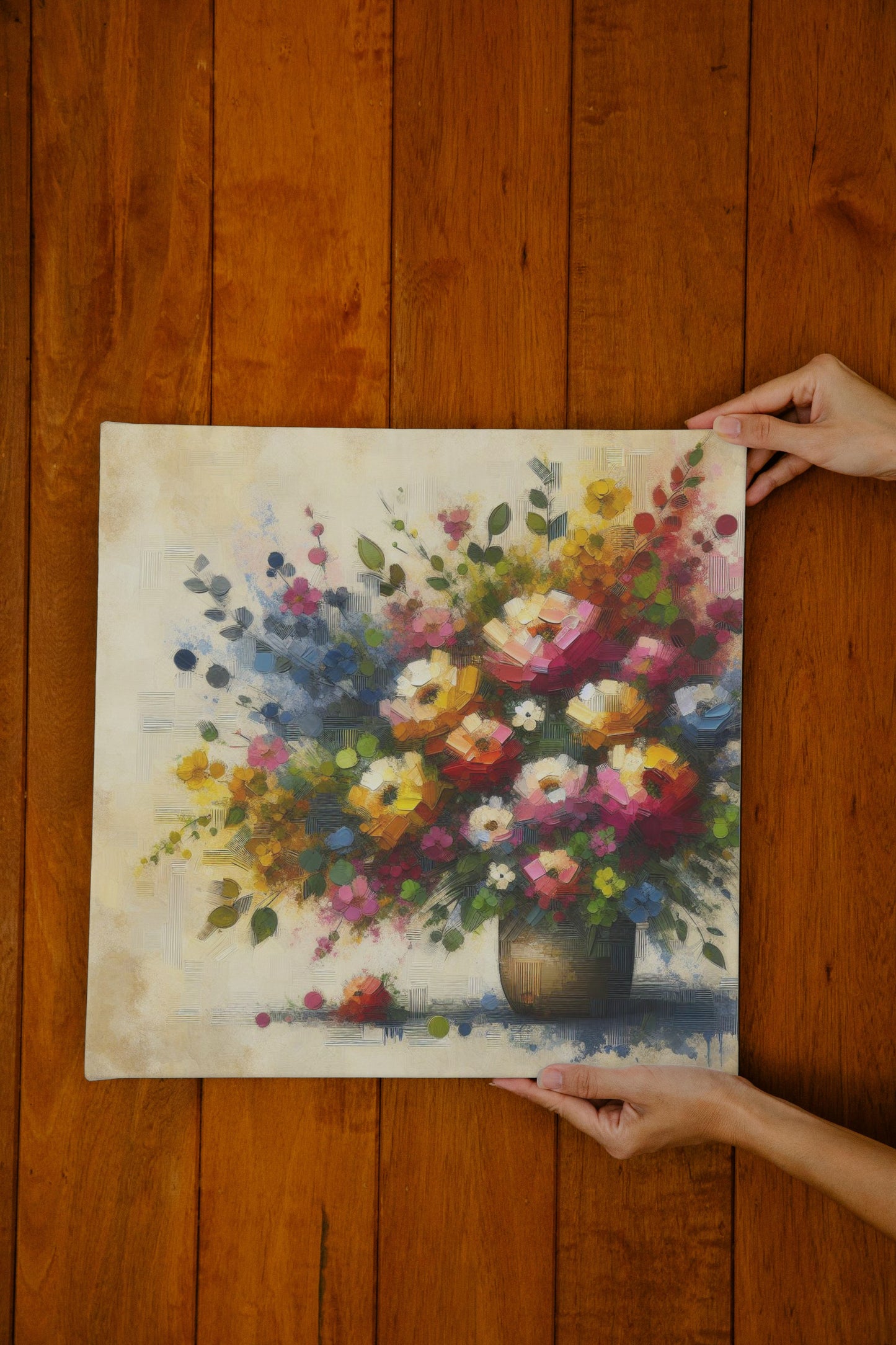 Vibrantus Blossomica - Floral Oilpainting Art