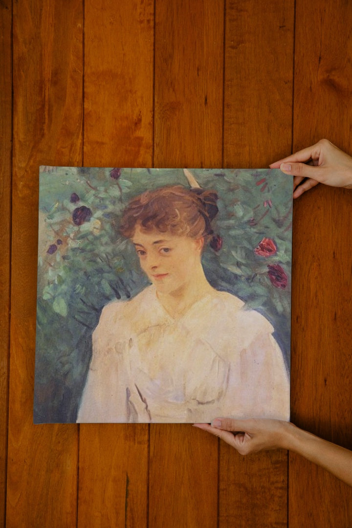 Elsie Palmer by John Singer Sargent Impressionism Art dated 1890