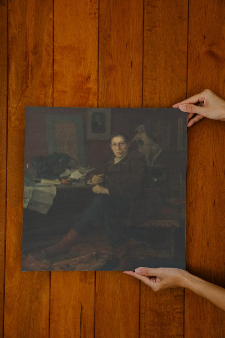 Albert Wolff in His Study by Jules Bastien-Lepage Realism Art dated 1881