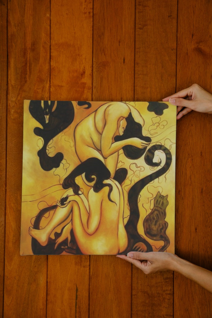 Deux Nus by Paul Ranson Art Nouveau (Modern) Art