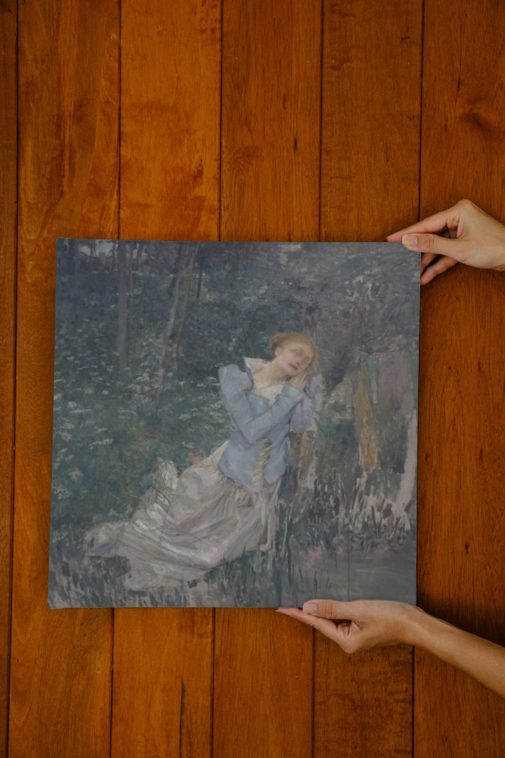 Ophelia by Jules Bastien-Lepage Naturalism Art dated 1881