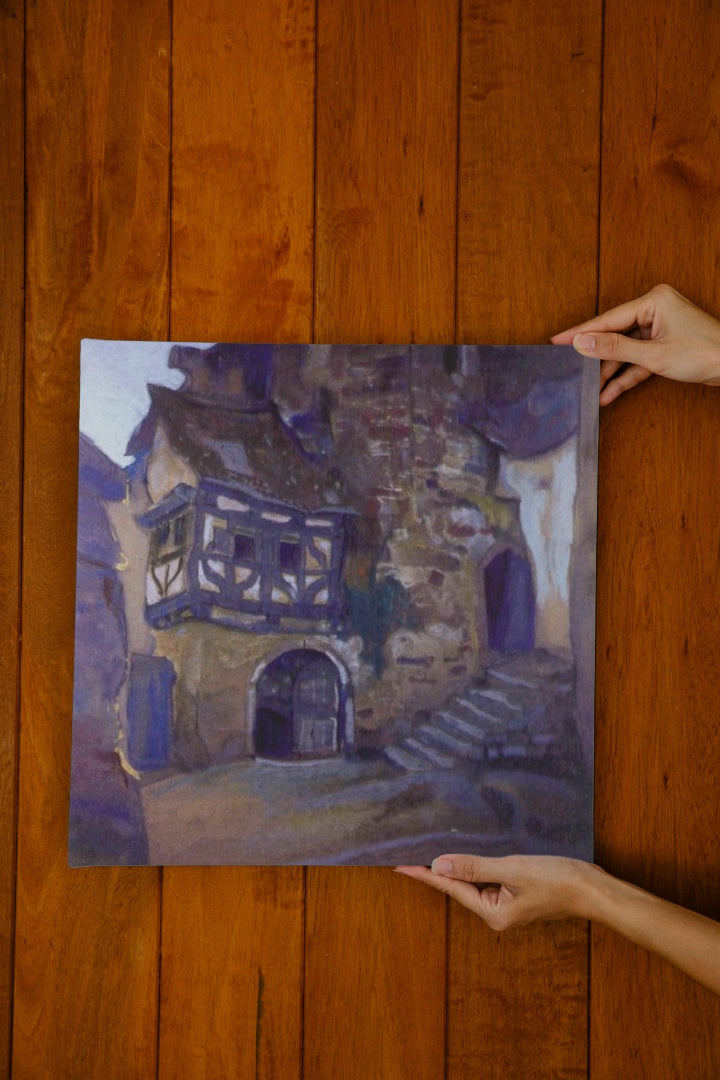 Gegstad manor by Nicholas Roerich Art Nouveau (Modern) Art dated 1912