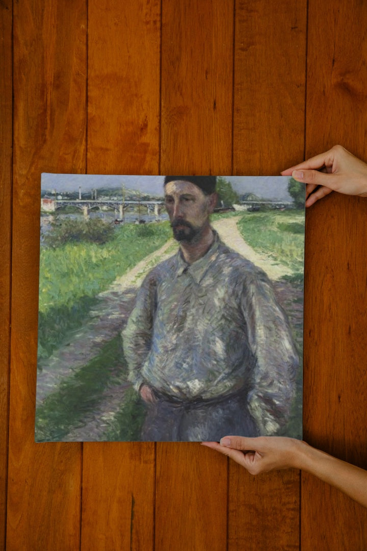 Portrait of Eugene Lamy by Gustave Caillebotte Impressionism Art dated 1889